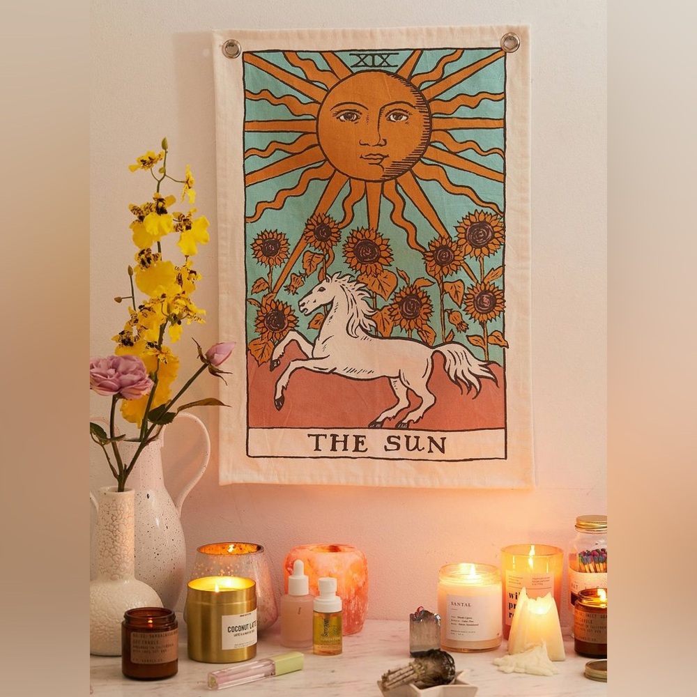 Sun Tarot Tapestry Urban Outfitters